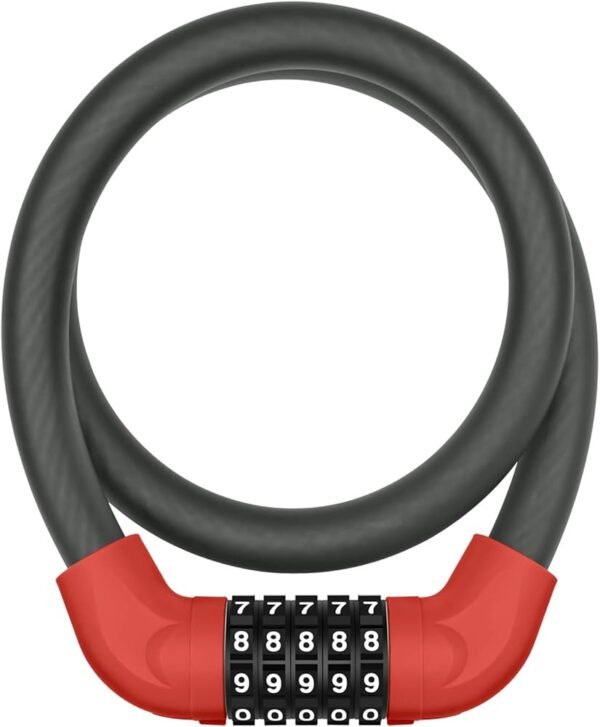 Bicycle Key Bike Lock 12 mm 5 Digit Dial Key