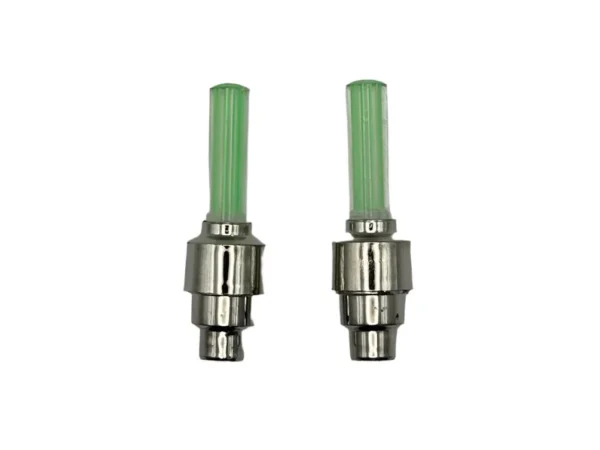 Tire LED Air Valve Cap Green