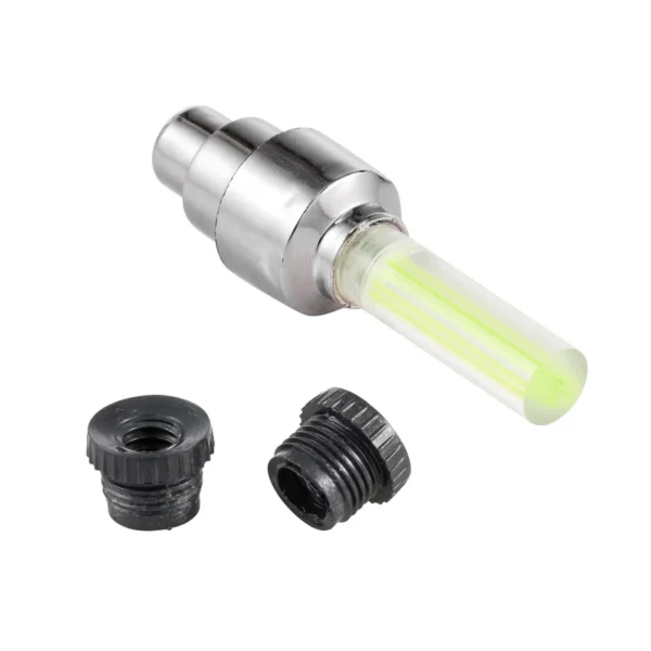 Tire LED Air Valve Cap Green
